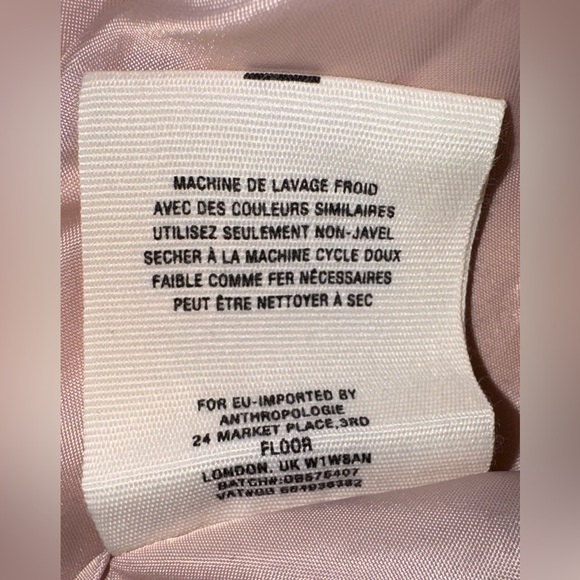 Hei Hei Anthropologie-Pink Bomber Jacket. Size XS VGUC - Picture 6 of 12